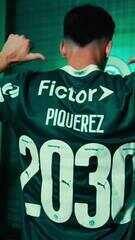 Piquerez renova contrato com o Palmeiras até 2030. Reprodução: Globo