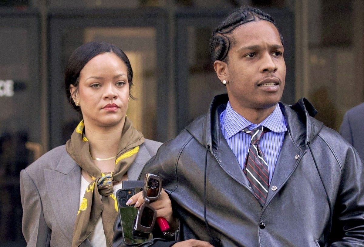 Rihanna acompanha julgamento de A$AP Rocky em Los Angeles