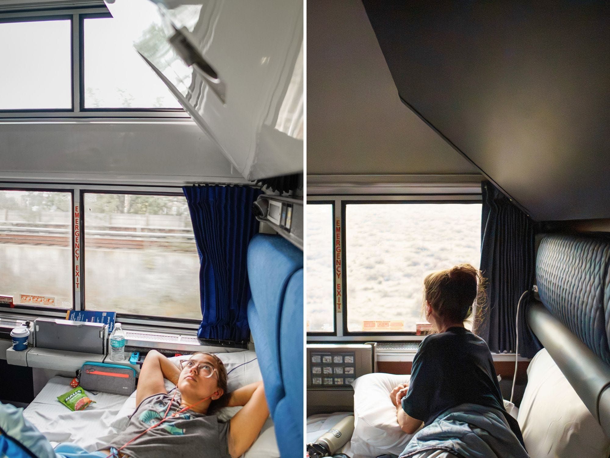I booked bedrooms on 2 different overnight Amtrak trains. One key difference sets them apart - Foto: Business Insider