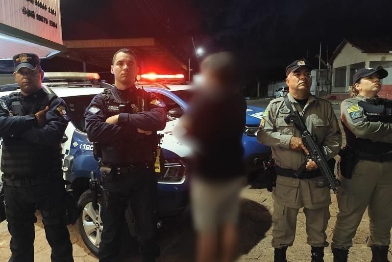 Suspeito de matar a esposa é preso em Torixoréu, MT, após crime em Baliza, GO.. Reprodução: G1
