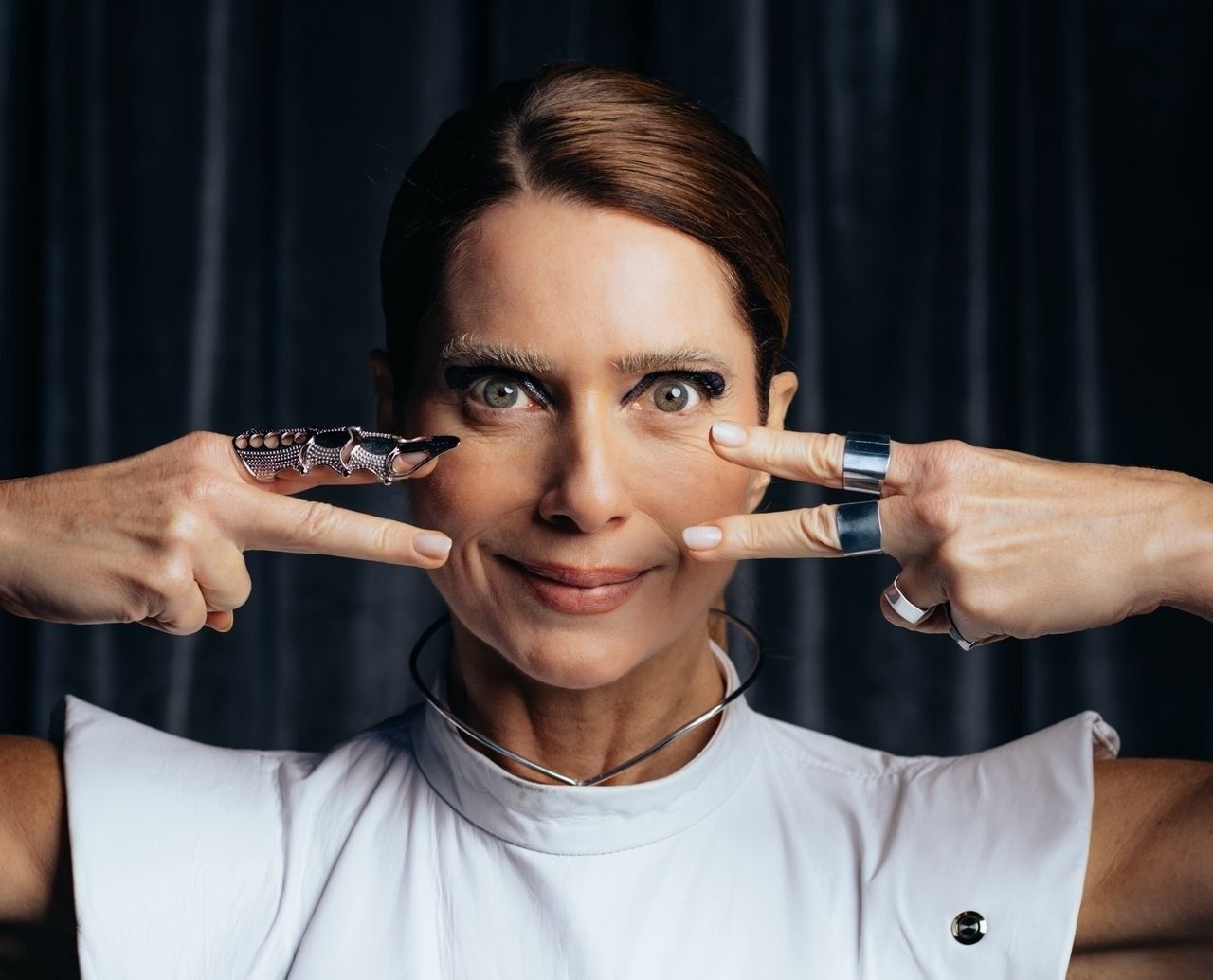 Leticia Spiller como Daiana, sua personagem em 'Makunaima XXI'. Reprodução: Globo.