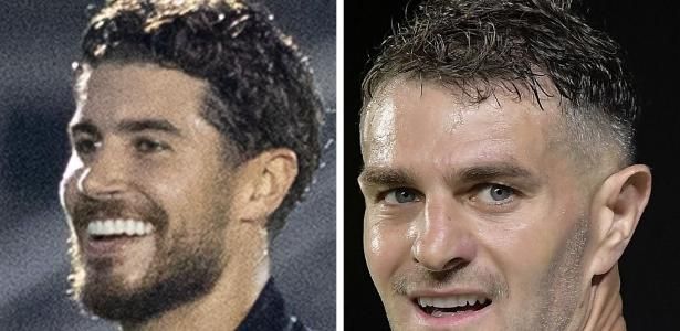 Pedro Raul e Pablo Vegetti, centroavantes, se destacam em confronto entre Ceará e Vasco.; Reprodução: UOL