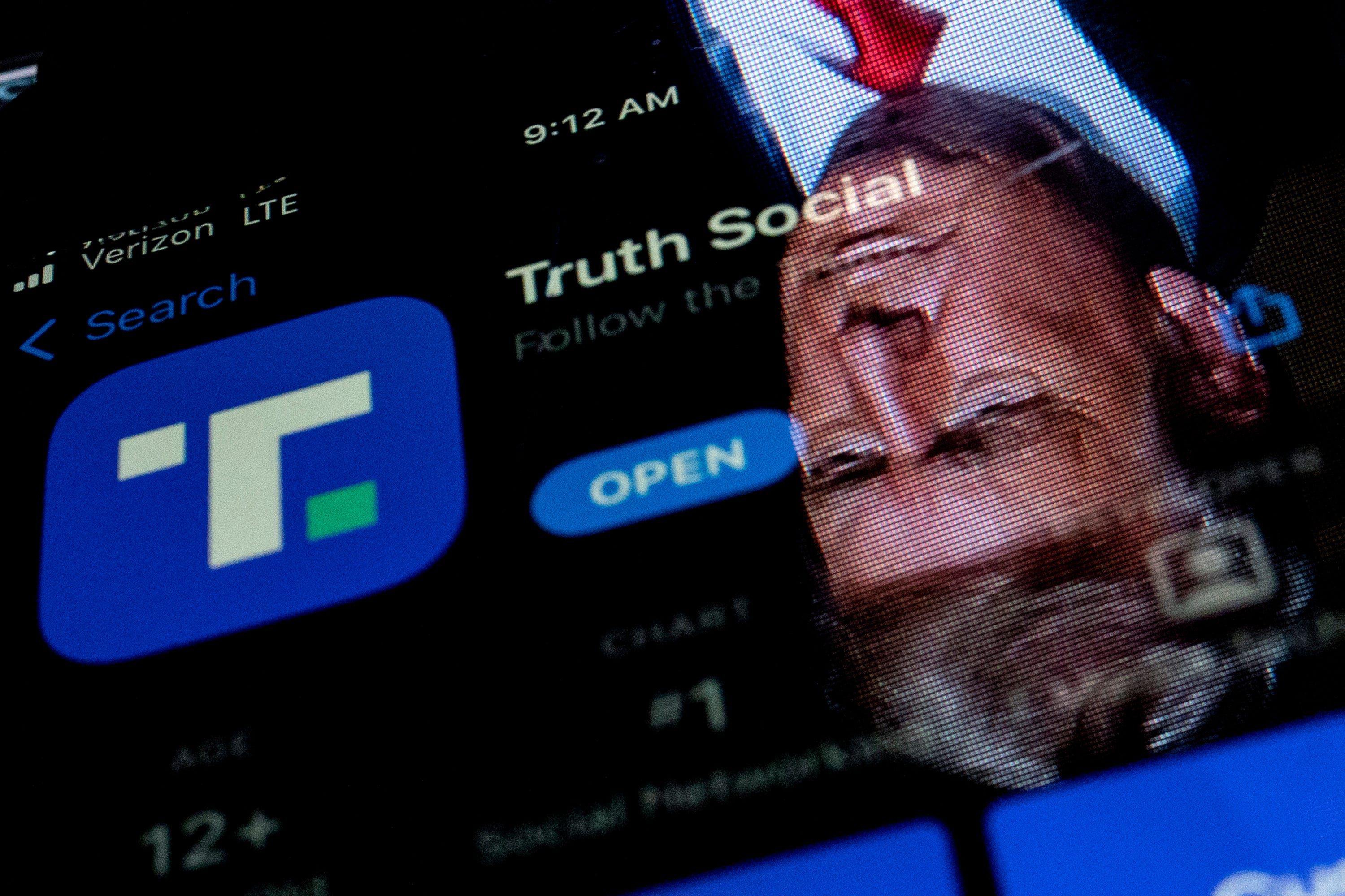 Trump Media registra pedido para criar um ETF focado em criptomoedas, incluindo Bitcoin e Ethereum. Reprodução: Business Insider