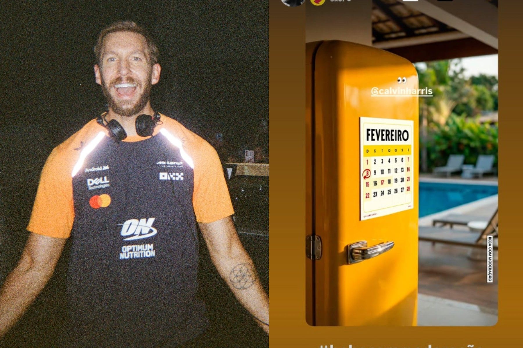 Calvin Harris faz show gratuito no pré-Carnaval de São Paulo. Reprodução: Gshow