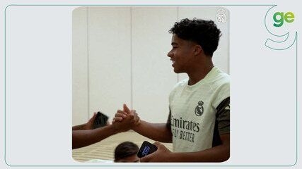 Endrick se recupera de lesão e perderá a pré-temporada do Real Madrid. Reprodução: Globo
