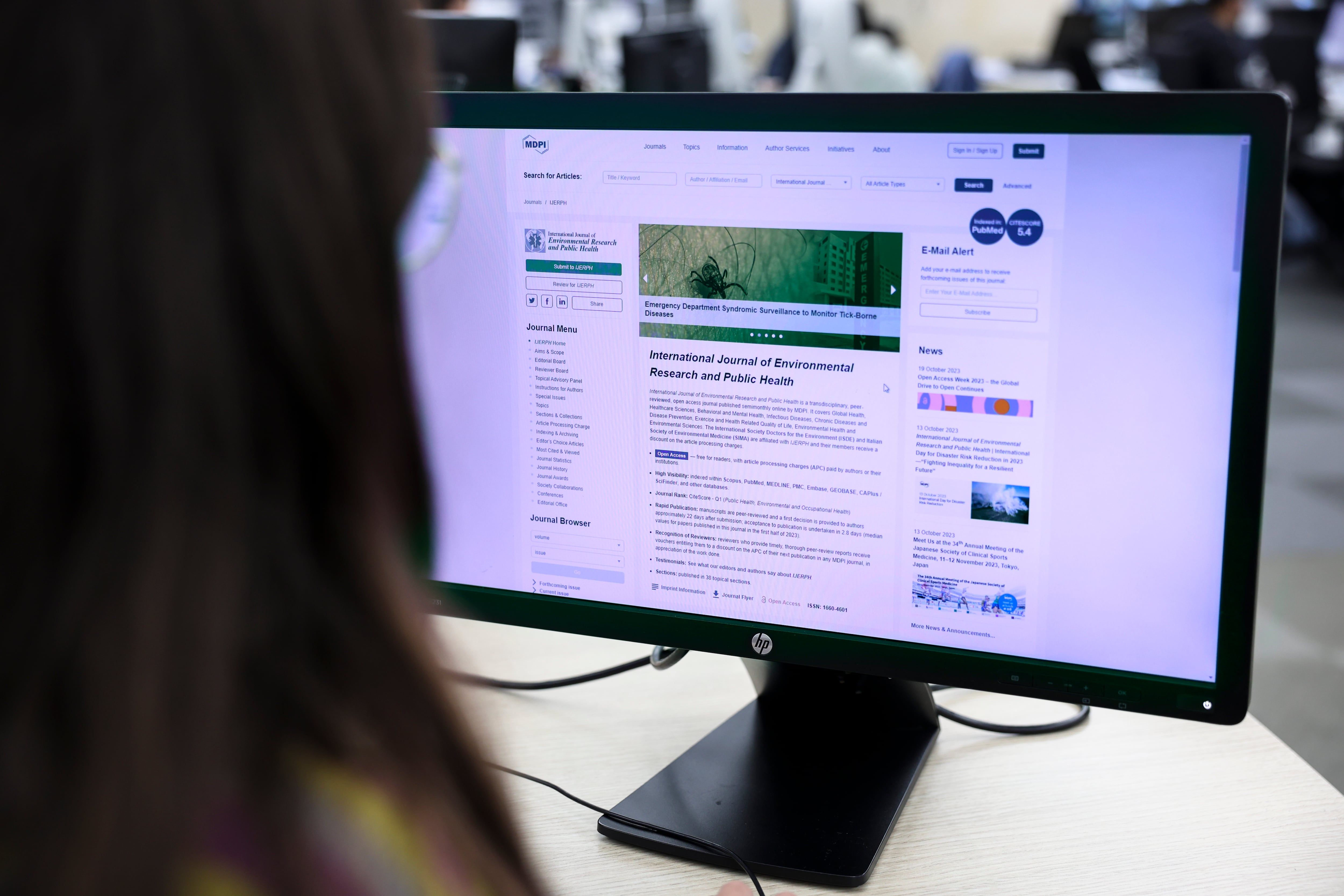 A revista 'International Journal of Environmental Research and Public Health' destaca a obra de Jorge Luis Borges.; Reprodução: El País