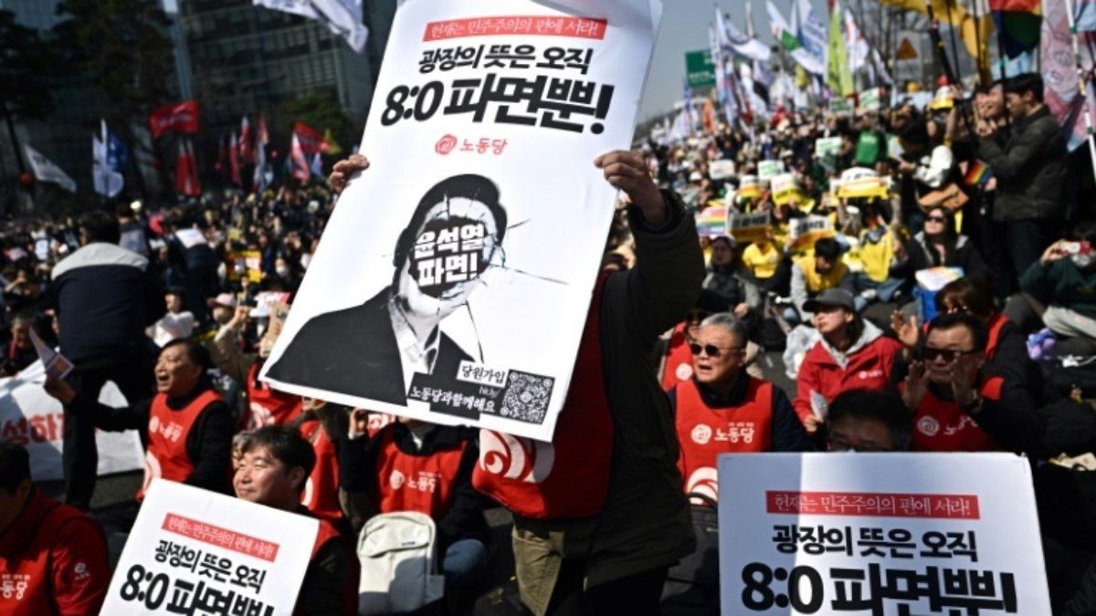 Tribunal Constitucional da Coreia do Sul valida impeachment do presidente Yoon Suk Yeol.; Reprodução: Nome do Autor