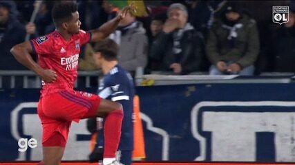 Thiago Mendes, novo alvo do Vasco, se destaca em lances pelo Lyon. Reprodução: Globo