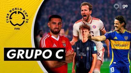 Bayern de Munique e Boca Juniors se preparam para enfrentar-se na Copa do Mundo de Clubes 2025. Reprodução: Globo