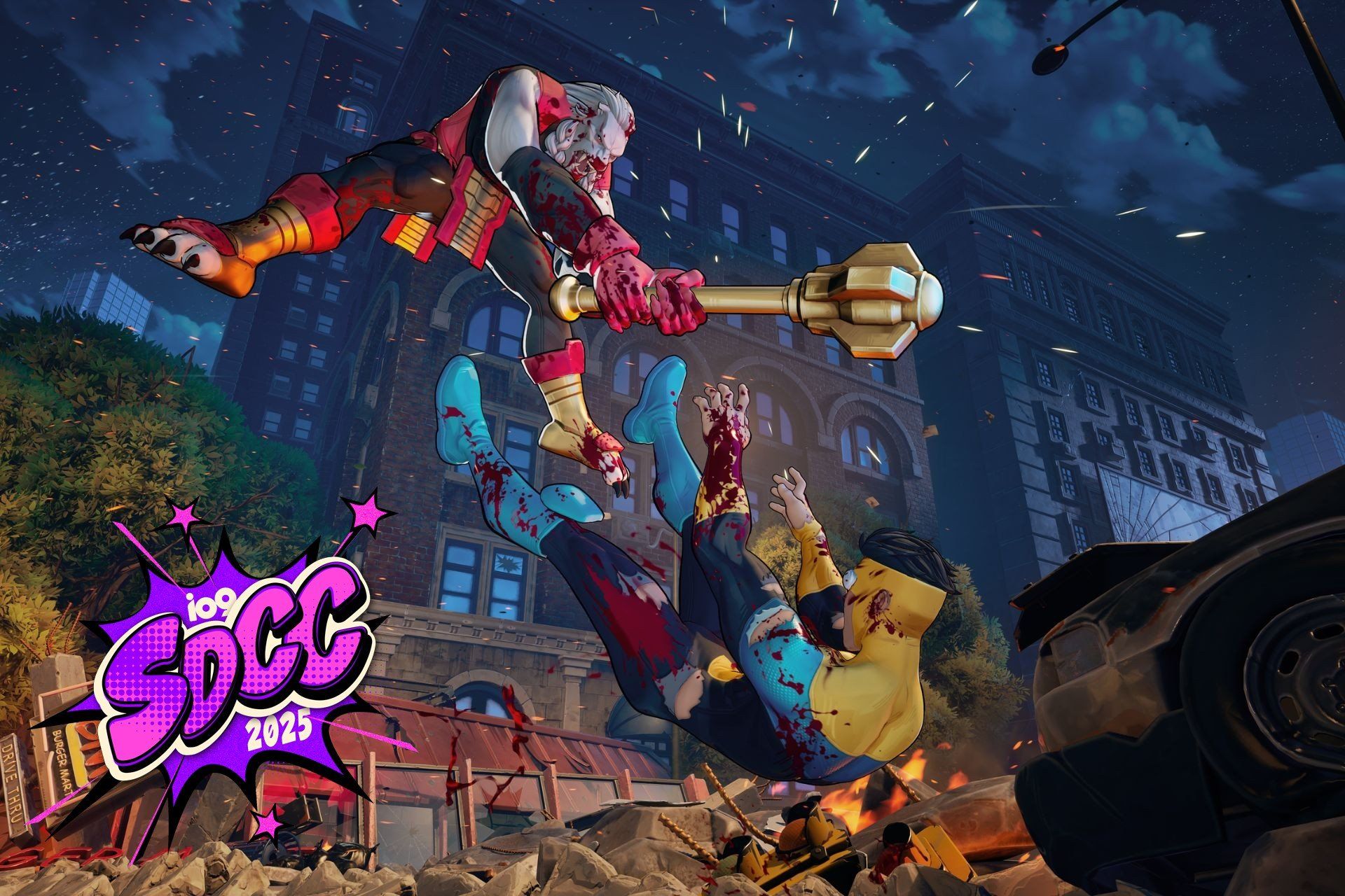 Robert Kirkman discute o novo jogo de luta inspirado em sua série de quadrinhos. Reprodução: Gizmodo