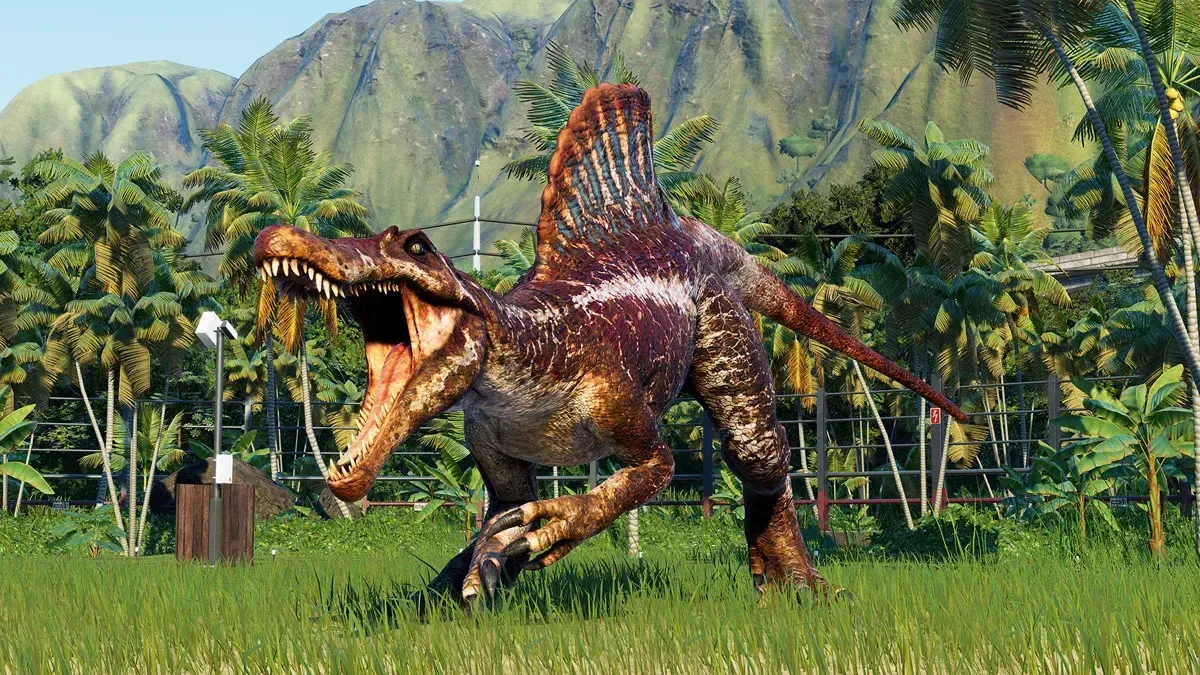 Novo expansion de Jurassic World permite visitar dinossauros no Microsoft Flight Simulator 2024.; Reprodução: GosuGamers