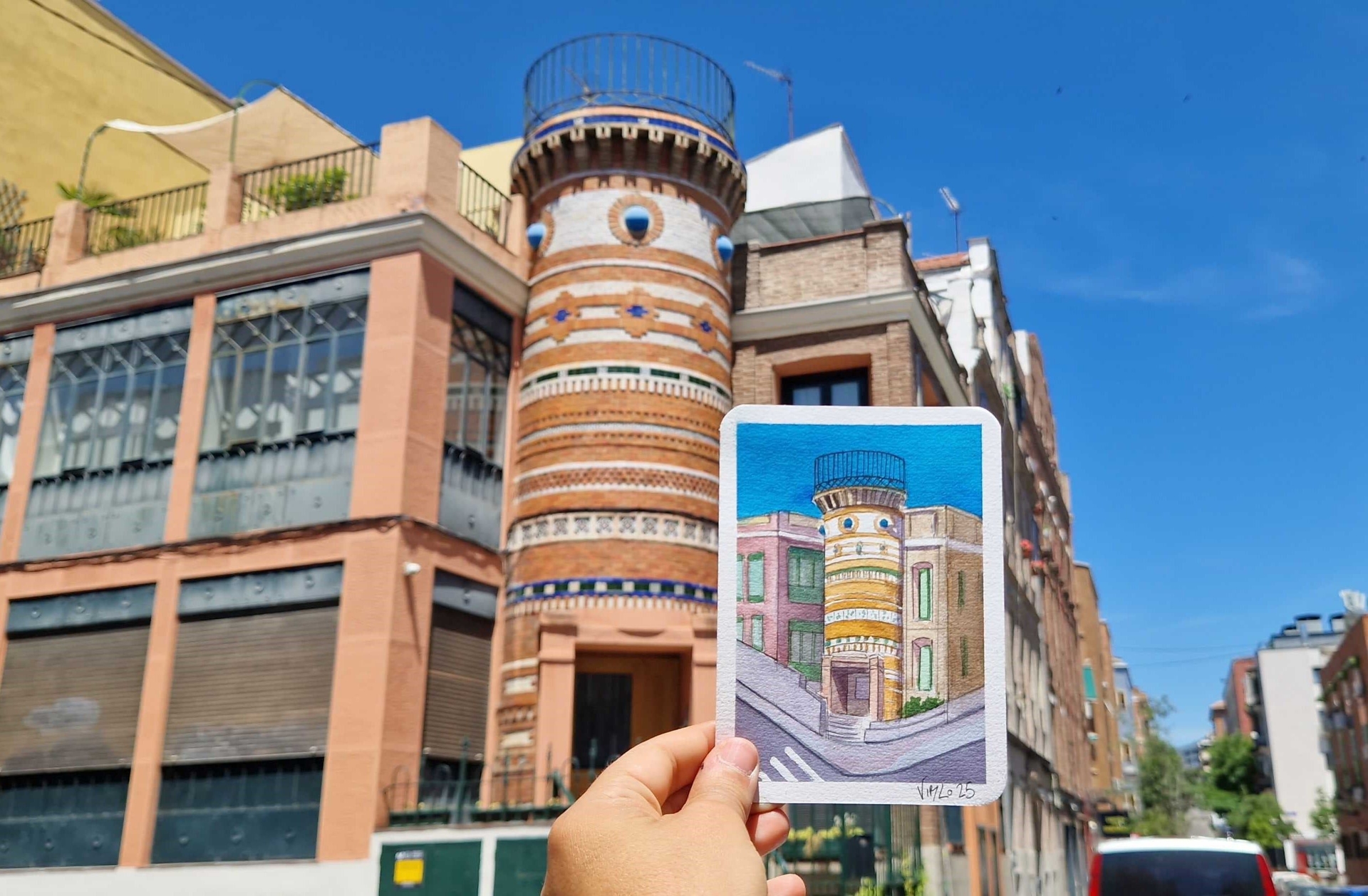 A última colônia de estilo europeu no bairro de Guindalera, em Madrid. Legenda da imagem. Reprodução: El País