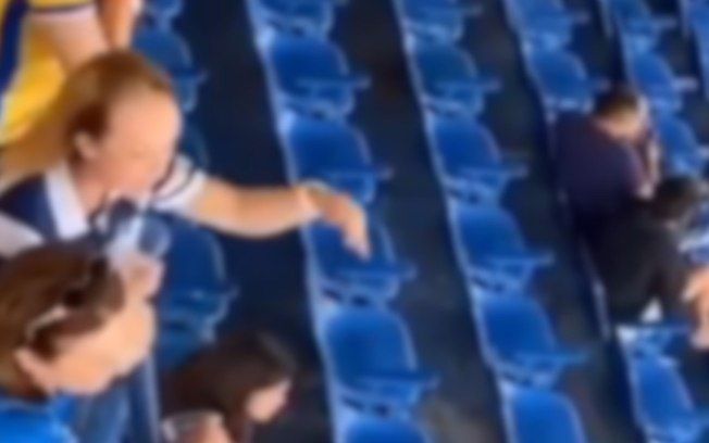 Avaí x Remo: episódio de racismo e xenofobia entre torcidas. Reprodução: IG Esportes