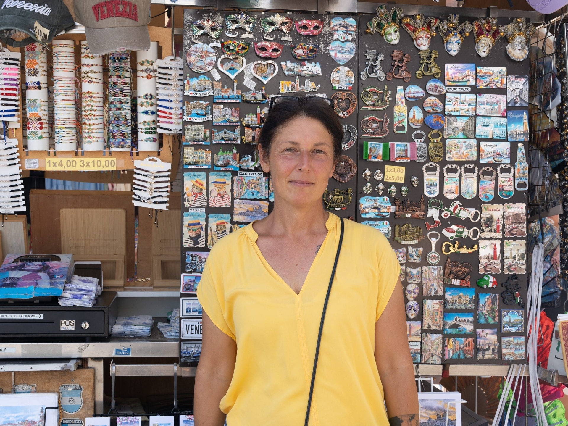 Jessica Testoni, moradora de Veneza, vê como positiva a realização do casamento de Bezos na cidade. Reprodução: Business Insider