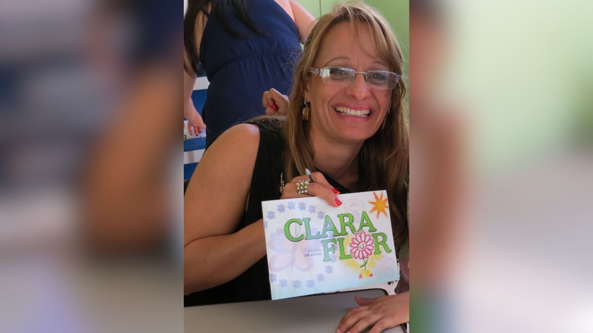 Professora de Divinópolis transforma a perda de Clara em livro para ajudar crianças a falar do luto. Legenda da imagem. Reprodução: Retorno do item 11