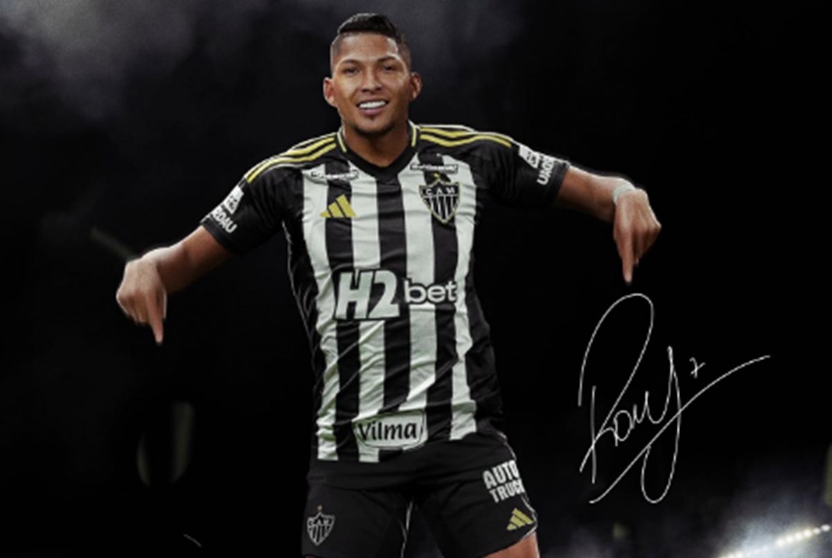 Atlético Mineiro apresenta Rony como novo atacante para 2025