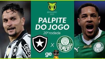 Botafogo e Palmeiras se preparam para um confronto decisivo no Campeonato Brasileiro. Legenda da imagem. Reprodução: Globo