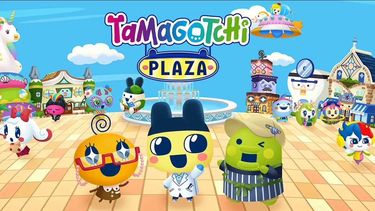 Tamagotchi Plaza apresenta diversos personagens coloridos e minijogos para os fãs reviverem a nostalgia. Reprodução: GosuGamers