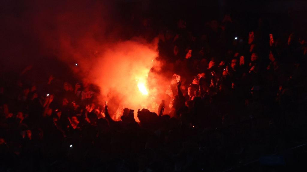 Acidente fatal envolvendo oficial antes do confronto entre Colo-Colo e Fortaleza pela Libertadores. Reprodução: CNN Brasil