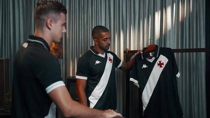 Vasco apresenta nova camisa 1 para a temporada 2025, com design inovador e detalhes históricos. Reprodução: Globo