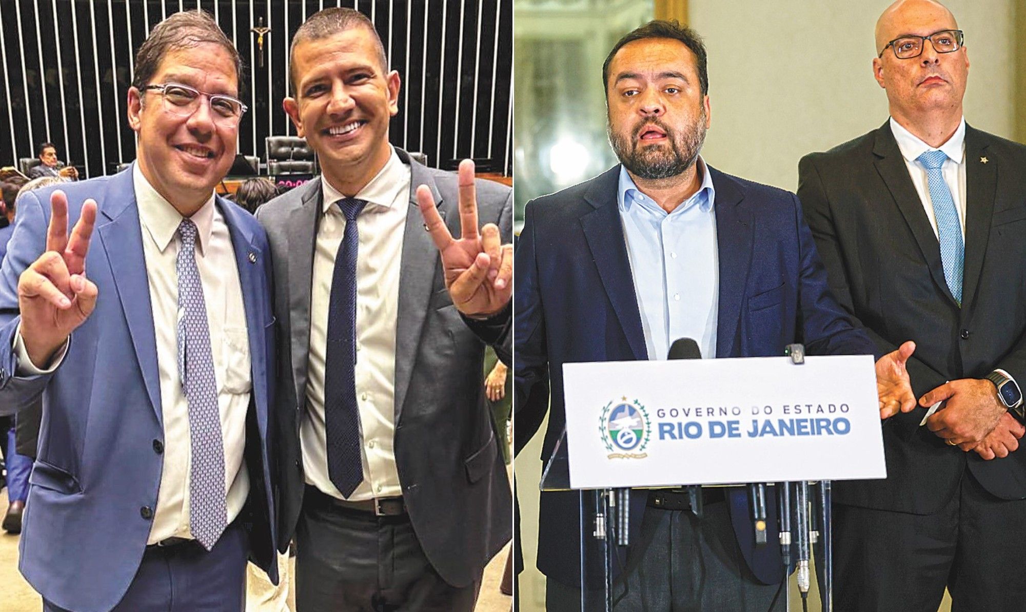 Lideranças do PL afinam articulação para a sucessão de Castro no Rio. Reprodução: Oglobo