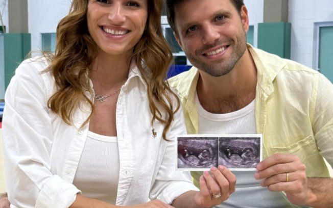 Jade Barbosa e Leandro anunciam a gravidez com ultrassom nas redes sociais. Reprodução: CNN Brasil