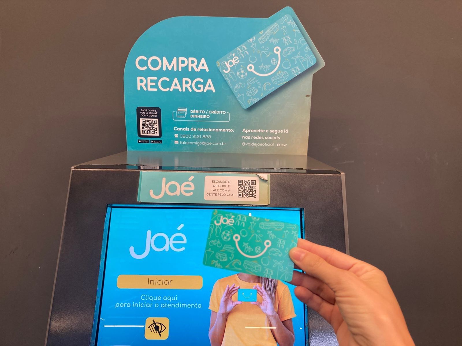 A Prefeitura do Rio apresenta o novo cartão Jaé, que visa facilitar o acesso a gratuidade no transporte público.; Reprodução: Carmélio Dias / Agência O Globo