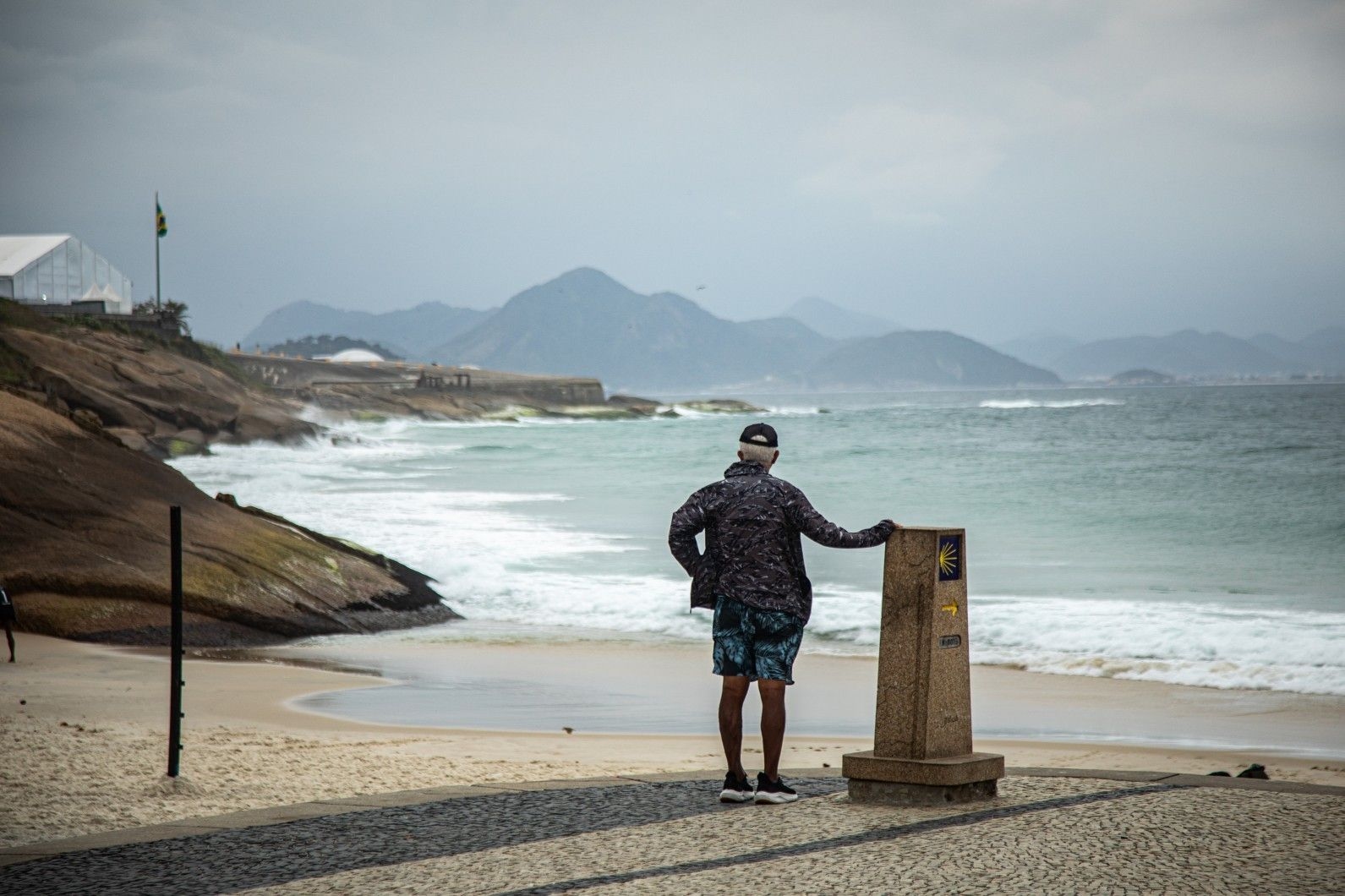 Rio de Janeiro registra queda nas temperaturas devido à massa de ar polar. Reprodução: Globo