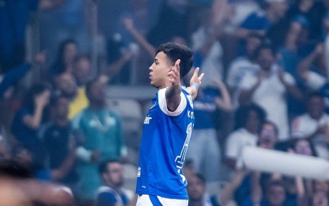 Kaio Jorge brilha e garante vitória do Cruzeiro sobre o Palmeiras com dois gols. Reprodução: ig.com.br