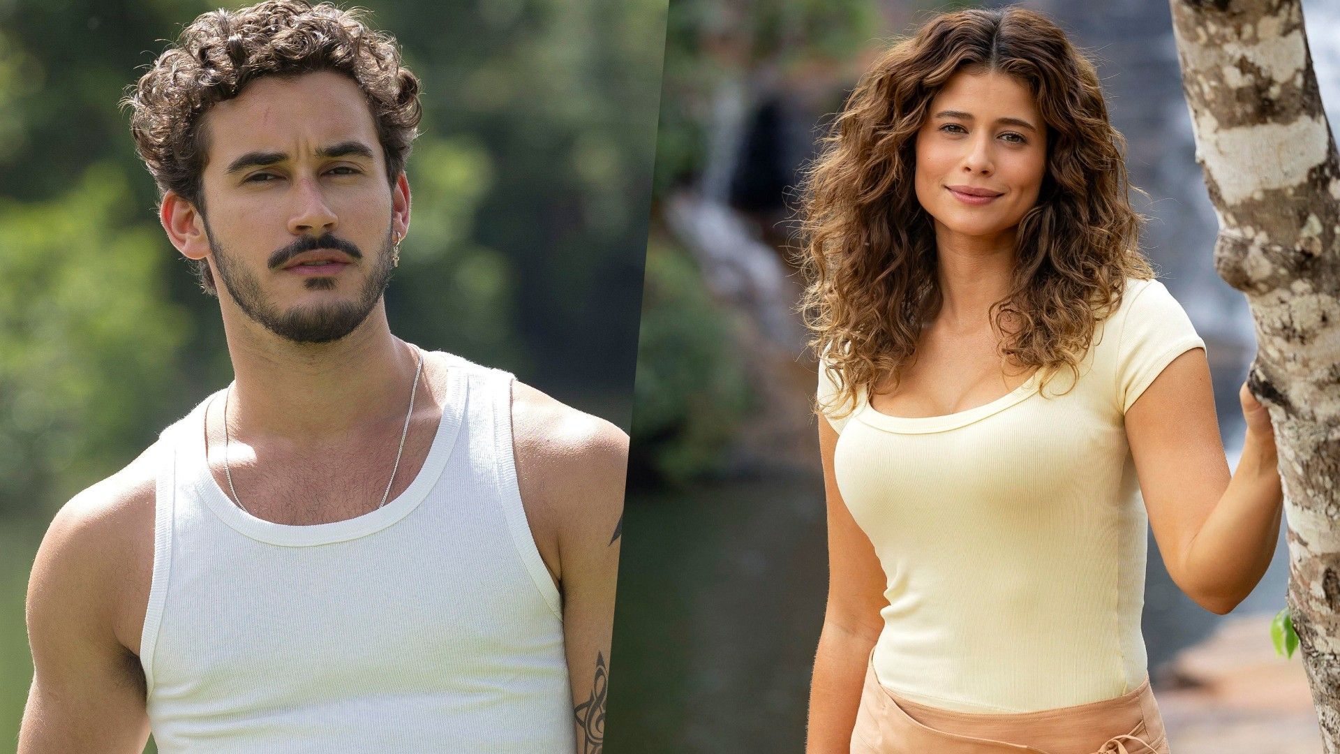 [Agrado opta por não dizer a João Raul que é Diana.]. Reprodução: Gshow