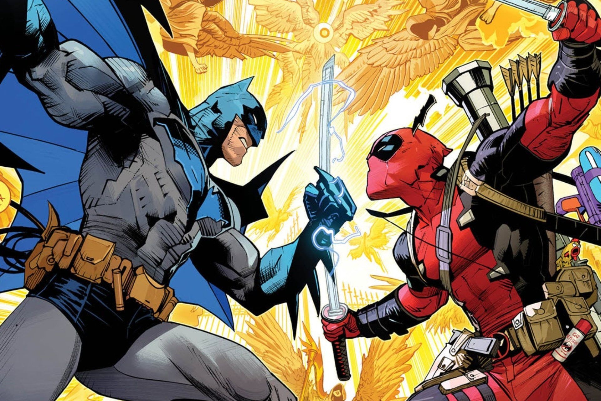 Crossover in quadrinhos une heróis como Static, Ms. Marvel, Doctor Strange e Constantine.; Reprodução: Gizmodo