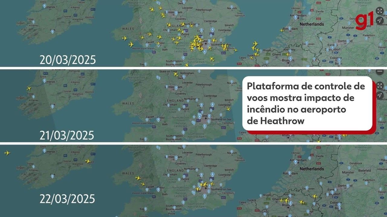 Incêndio em Londres Interrompe Tráfego Aéreo Global