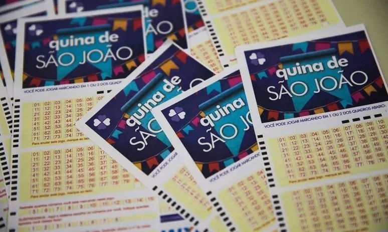 Quina de São João promete prêmio de R$ 250 milhões; apostas até às 19h de sábado. Reprodução: Agência Brasil