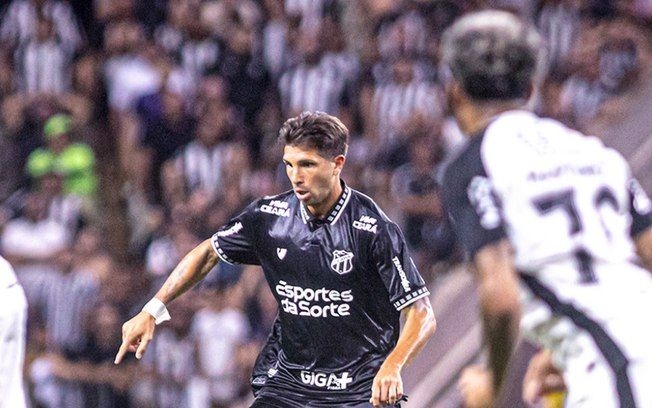 Corinthians celebra vitória sobre o Ceará com gol de Talles no Brasileirão; Legenda da imagem. Reprodução: Stephan Eilert / Ceará