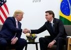 Jair Bolsonaro expressa alegria ao receber mensagem do ex-presidente dos EUA, Donald Trump. Reprodução: UOL
