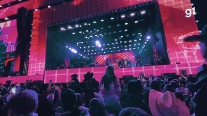 Ana Castela anima público em show na Festa do Peão de Americana. Reprodução: Thomaz Marostegan/g1