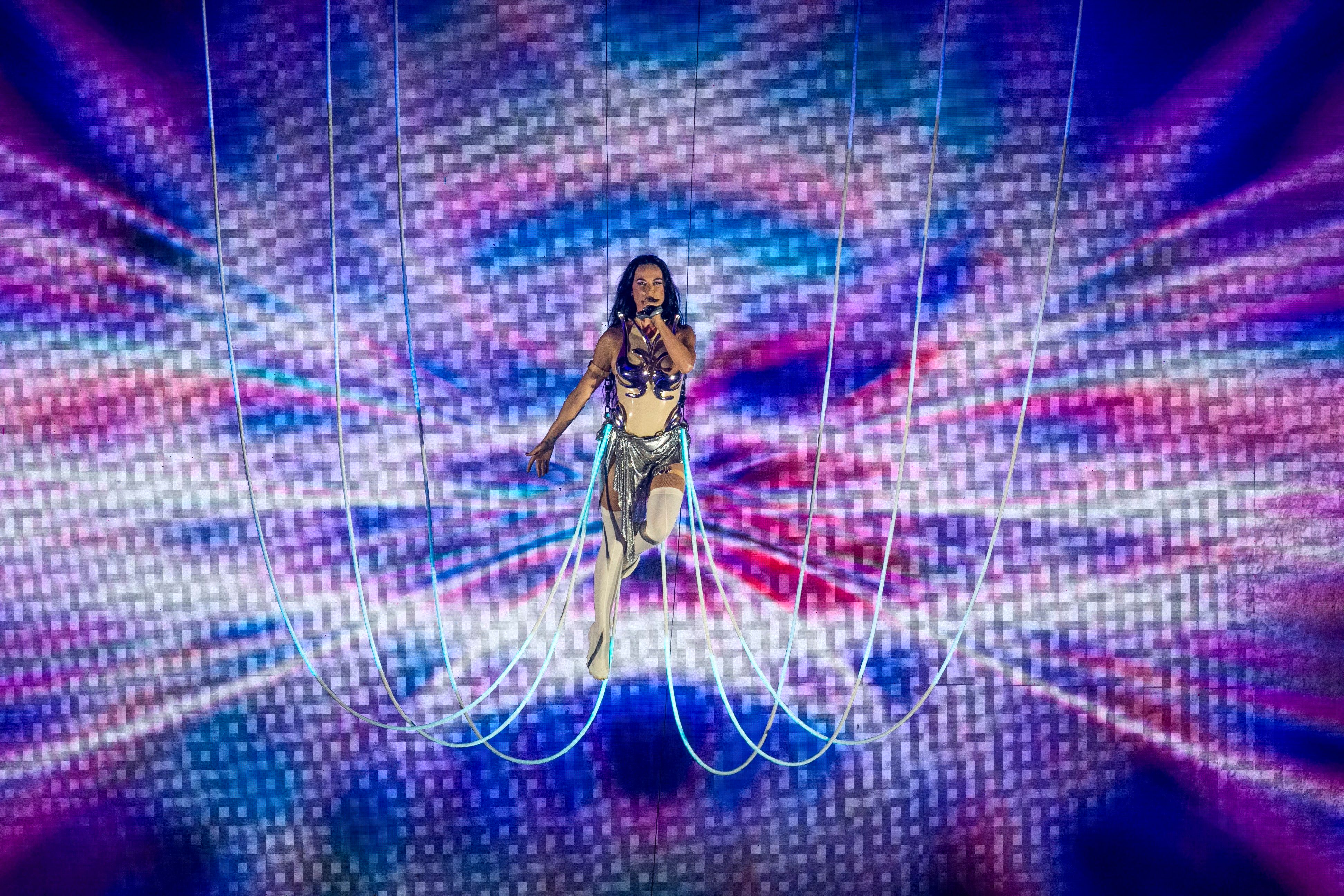 Katy Perry retorna ao Brasil com show no The Town, em São Paulo, após passagem pelo Rock in Rio. Reprodução: O Globo