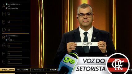 Letícia Marques comenta sobre os sorteios da Libertadores e Copa do Brasil.; Reprodução: Globo