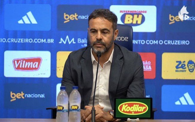 Artur Jorge é apresentado; revela choro de magnata do Cruzeiro.. Reprodução: Esporte