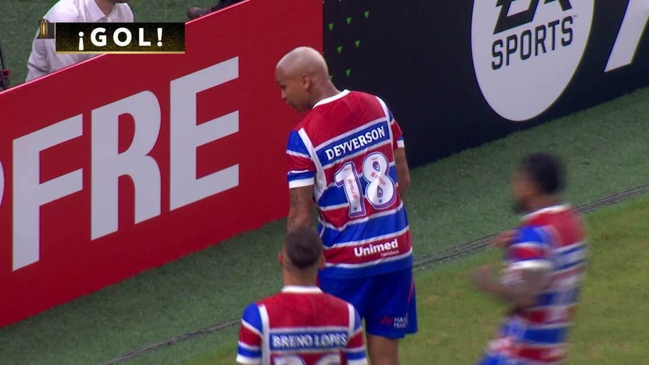 Tricolor do Pici conquista vitória e fica na vice-liderança do Grupo E da Libertadores. Reprodução: Globo