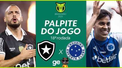 Botafogo enfrenta o Cruzeiro em importante duelo pela Série A. Reprodução: Globo