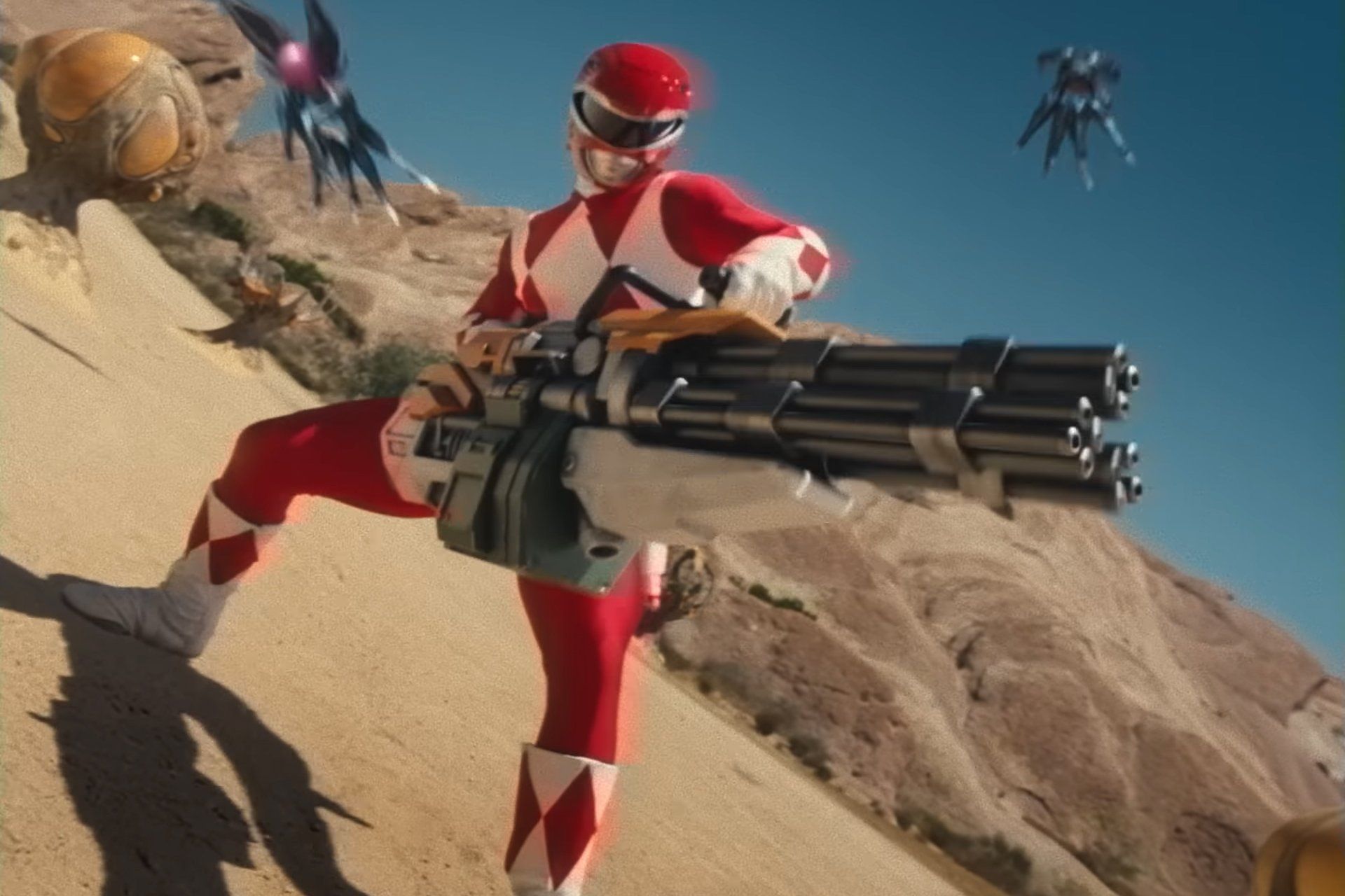 Power Rangers chegam à ilha de Fortnite na nova temporada.; Reprodução: Gizmodo