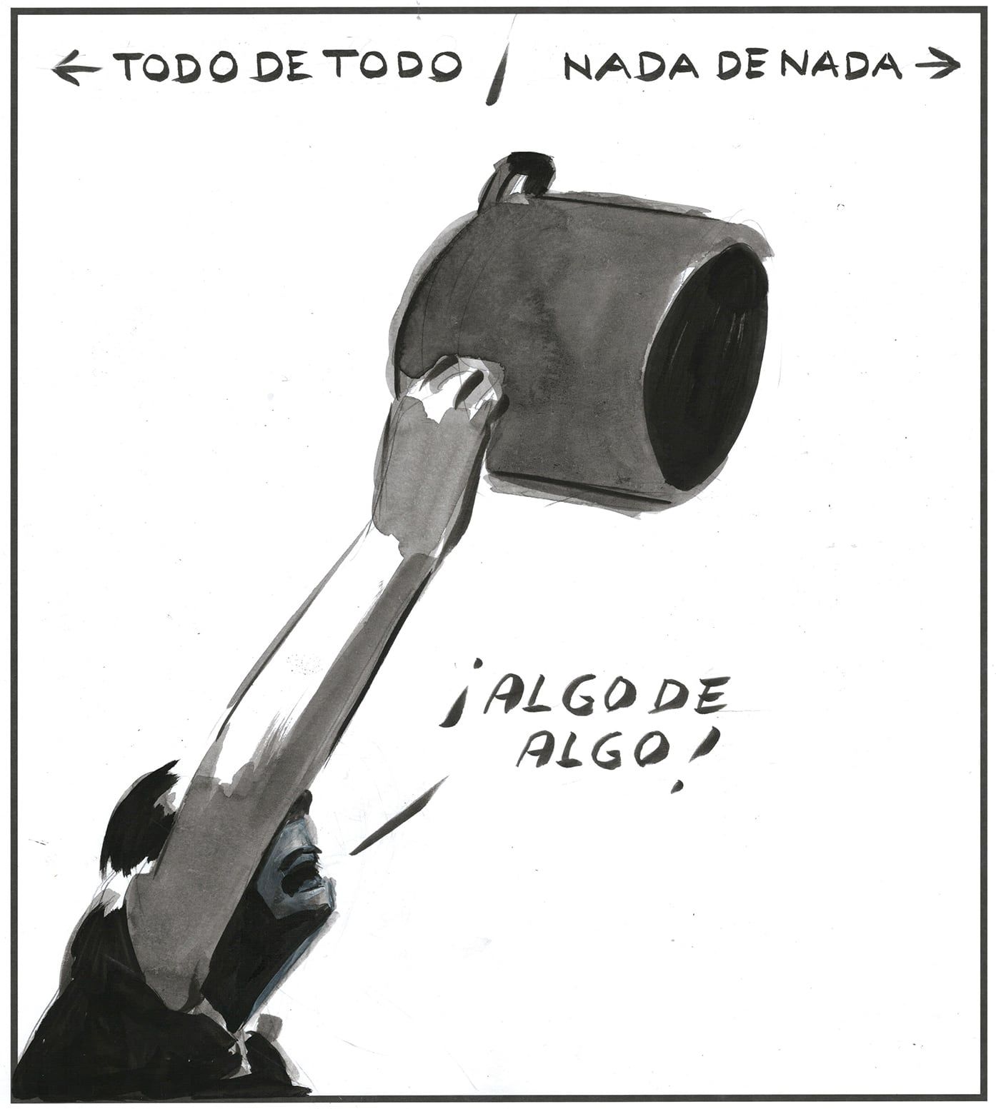 Viñeta de El Roto provoca reflexão sobre a condição humana. Reprodução: El Roto