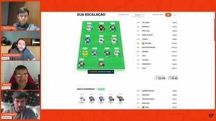 Escalação prévia do Cartola para a rodada 20 do Campeonato Brasileiro. Reprodução: Globo