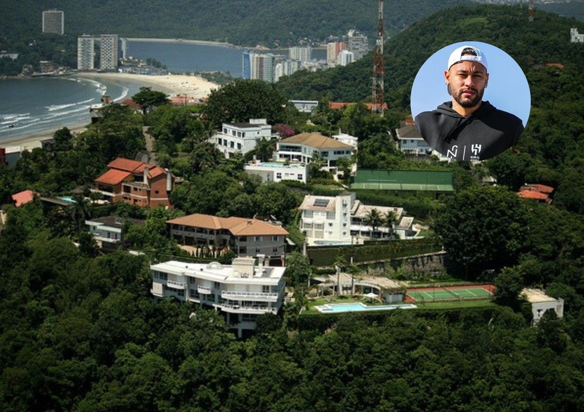 Neymar busca mansão de luxo para morar em Santos