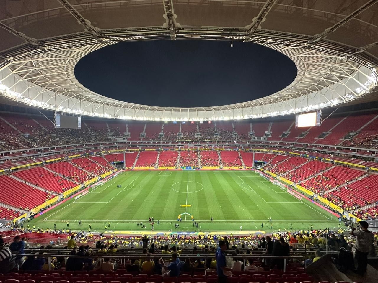 Estádio Mané Garrincha, alvo de acusações de superfaturamento na reforma. Reprodução: Retorno do item 11