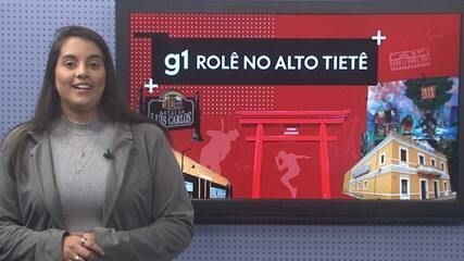 Trânsito congestionado na Avenida João XXIII em Mogi das Cruzes.; Reprodução: Globo