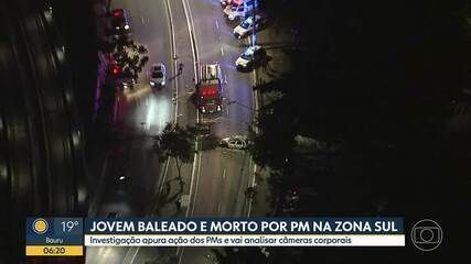 Natanael Venancio, jovem de 19 anos, é morto em ação da PM em SP. Reprodução: Globo