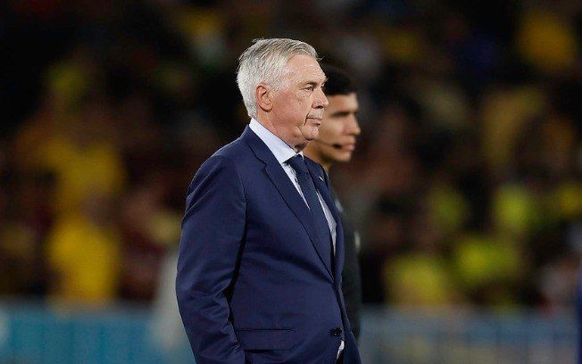 Ancelotti comanda a seleção no Maracanã e quer aprender a cantar o hino do Brasil. Reprodução: Retorno do item 11