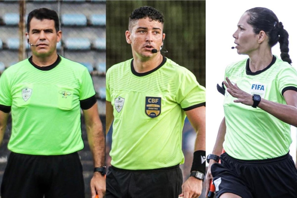 Árbitros do DF escalados para a Copa Verde